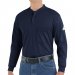 Men's Long Sleeve Tagless Henley Shirt - Excel FR®