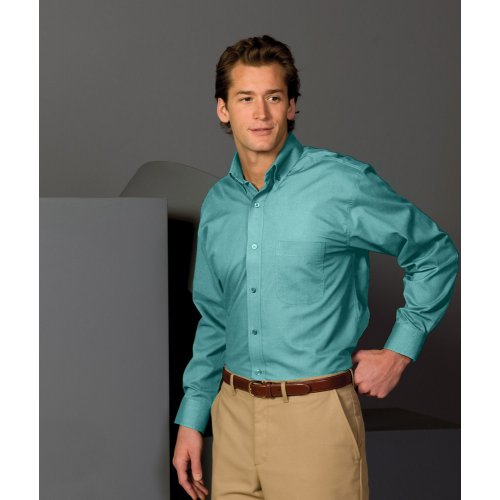Men's Lightweight Long Sleeve Poplin Shirt