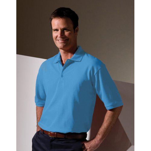 Men's Blended Pique Short Sleeve Polo