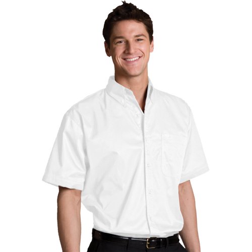 Men's CottonPlus Twill Short-Sleeve Shirt