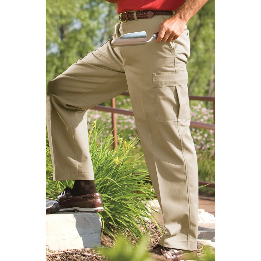 Men's Blended Chino Cargo Pants Edwards Garment National Uniforms