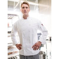 12 Cloth Button Classic Chef Coat