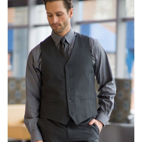 Men's Synergy® Washable High-Button Vest