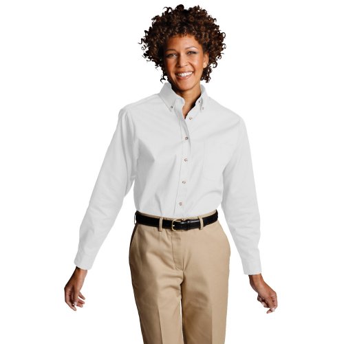 Ladies' Easy Care Poplin Long-Sleeve Shirt