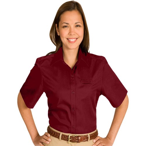 Ladies' CottonPlus Twill Short-Sleeve Shirt