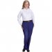 Ladies' Business Casual Flat-Front Chino Pants