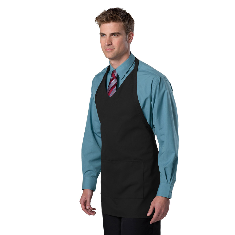 2-Pocket V-Neck Bib Apron | Edwards Garment | National Uniforms