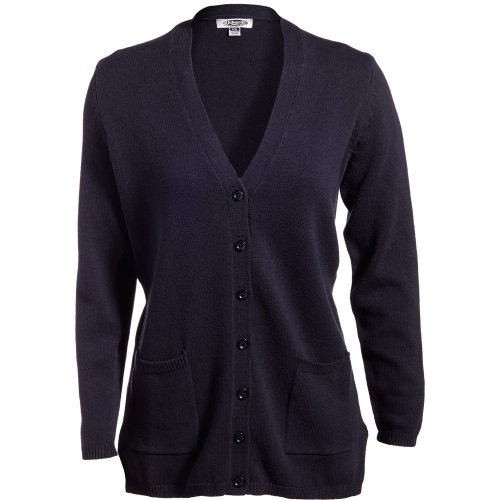 Ladies' V-Neck Long Cardigan Sweater