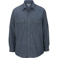 Men's Chambray Roll-Up Sleeve Shirt