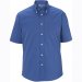 Men's Pinpoint Oxford Short-Sleeve Shirt with Button-Down Collar