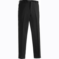 Men's Polyester Flat-Front Pants
