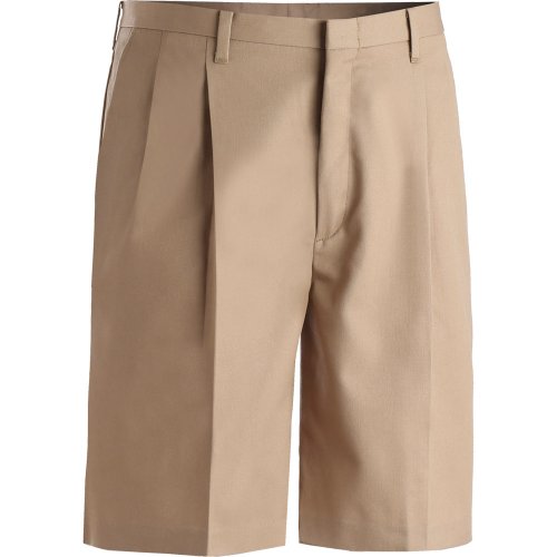 Men's Business Casual Pleated Chino Shorts