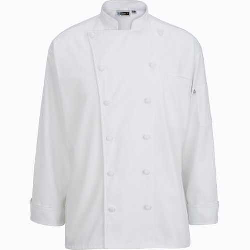 12 Cloth Button Classic Chef Coat