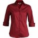 Ladies' Tailored V-Neck Stretch Blouse-3/4 Sleeve