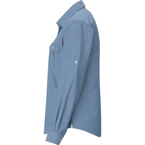 Ladies' Chambray Roll-Up Sleeve Shirt