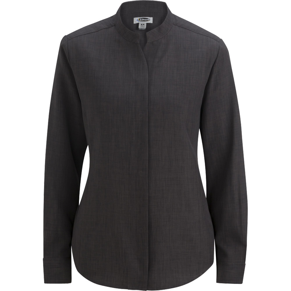 stand up collar shirt women