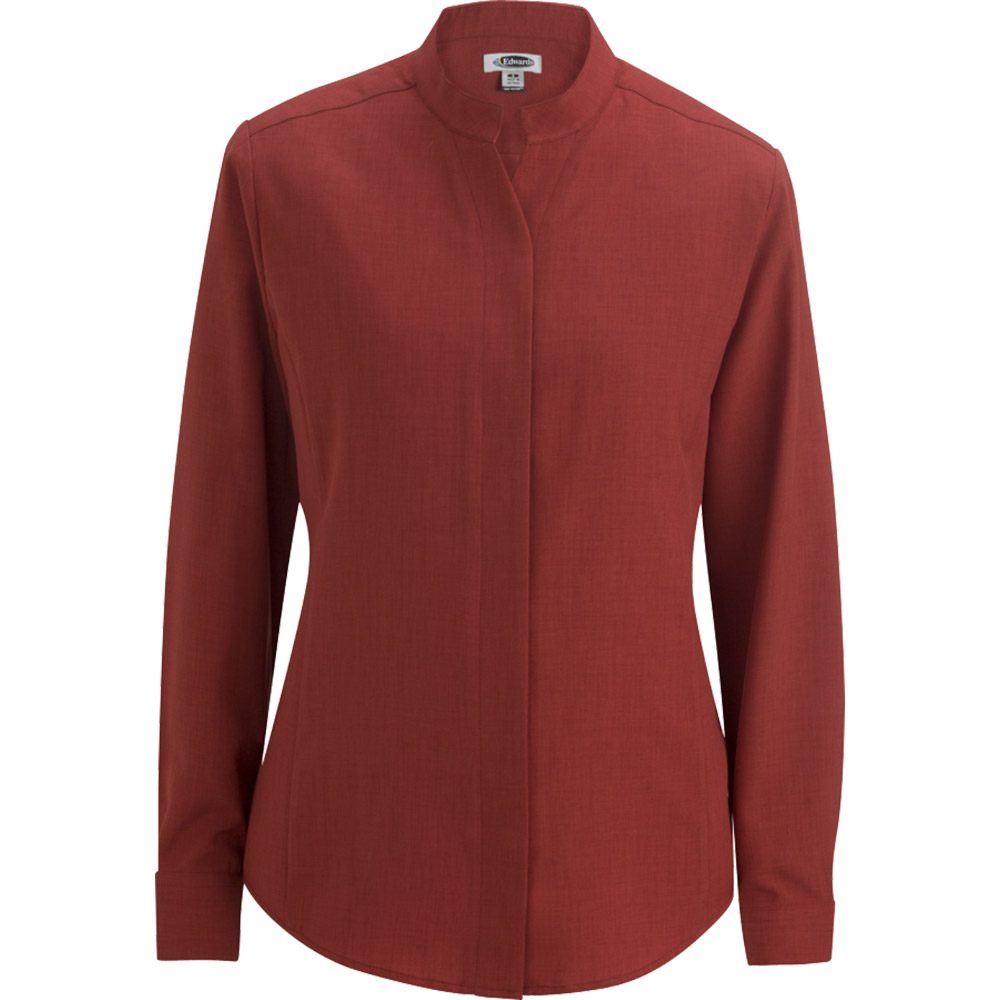 stand up collar shirt women