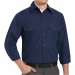 Heathered Poplin Long Sleeve Shirt