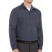 Men's Geometric Micro-Check Long Sleeve Work Shirt