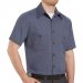 Micro-Check Short Sleeve Work Shirt