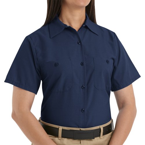 Women's Industrial Short Sleeve Work Shirt