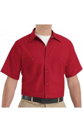 Men's Industrial Short Sleeve Work Shirt