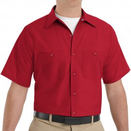 Men's Industrial Short Sleeve Work Shirt