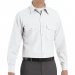 Men's Solid Long Sleeve Dress Uniform Shirt