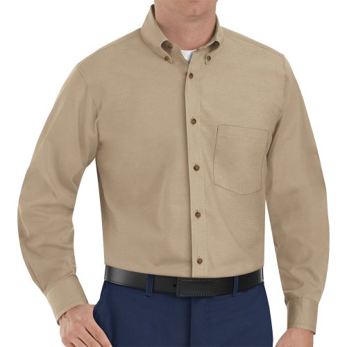 Men's Poplin Long Sleeve Dress Shirt