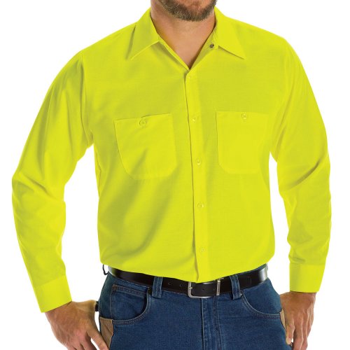 Enhanced Visibility Ripstop Long Sleeve Work Shirt