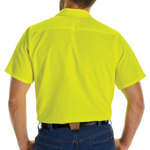 Enhanced Visibility Ripstop Short Sleeve Work Shirt