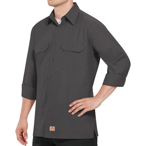 Solid Long Sleeve Ripstop Shirt