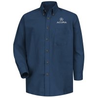 Acura® Men's Long Sleeve Poplin Dress Shirt