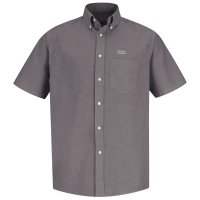 Audi® Men's Short Sleeve Executive Oxford Dress Shirt