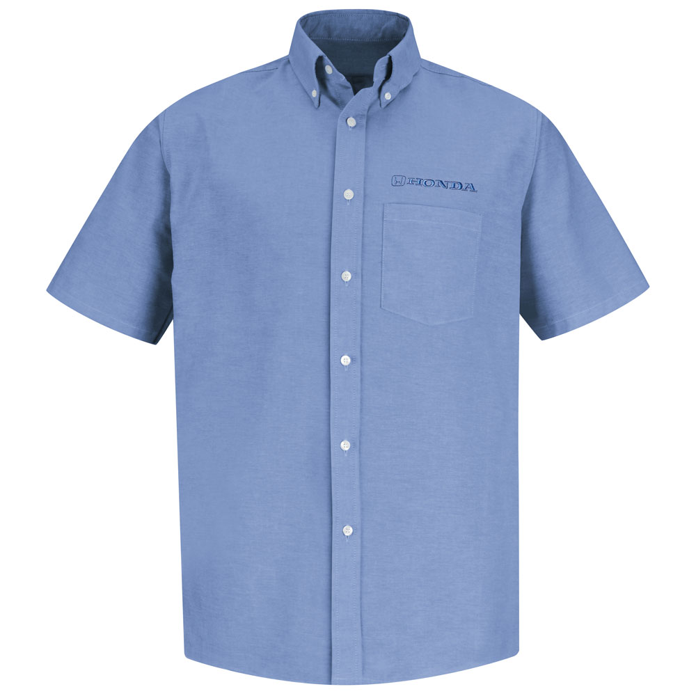 シャツ Garments Look Roll Up Short Sleeve Shirt (3color) Honda® Men's Short Sleeve Executive Oxford Dress Shirt