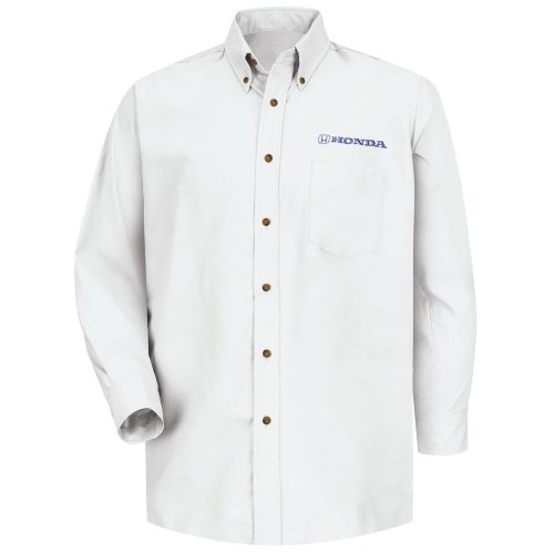Honda® Men's Long Sleeve Poplin Dress Shirt