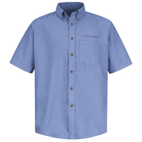 Honda® Men's Short Sleeve Poplin Dress Shirt