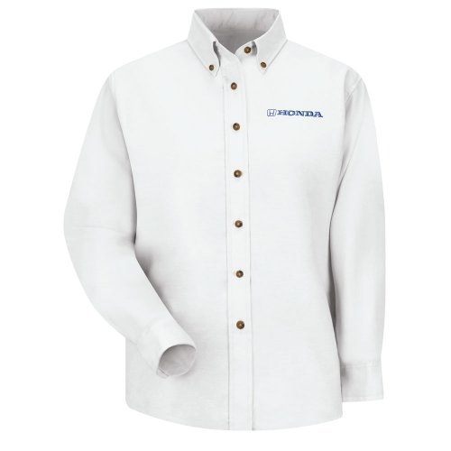 Honda® Women's Long Sleeve Poplin Dress Shirt