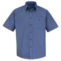 Honda® Men's Short Sleeve Mini-Plaid Uniform Shirt