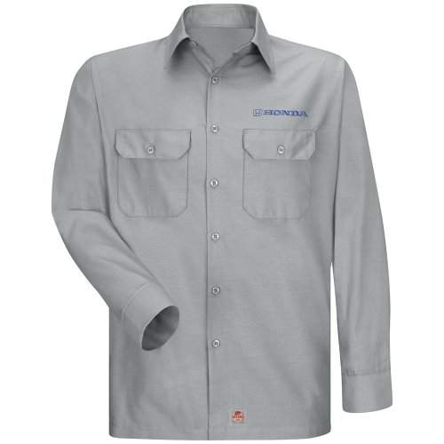 Honda® Men's Long Sleeve Solid Ripstop Shirt