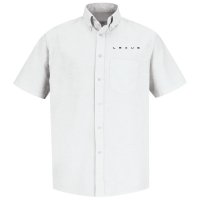 Lexus® Men's Short Sleeve Executive Oxford Dress Shirt