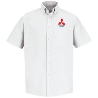 Mitsubishi® Men's Short Sleeve Executive Oxford Dress Shirt