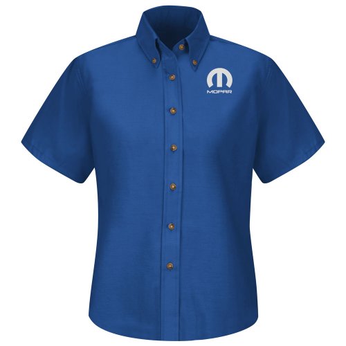 Mopar® Women's Poplin Short Sleeve Dress Shirt