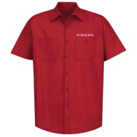 Nissan® Men's Short Sleeve Industrial Work Shirt