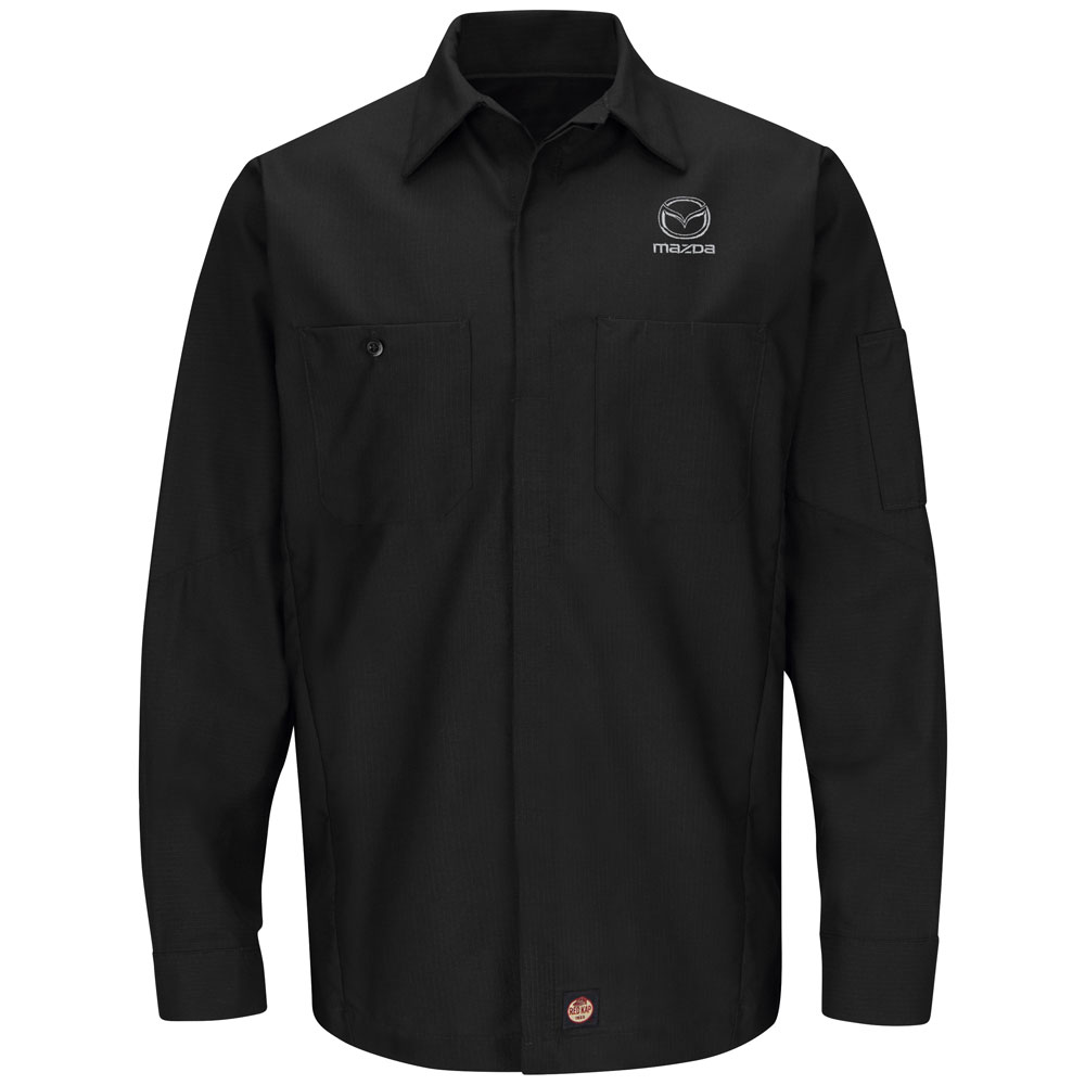 Mazda® Men's Long Sleeve Crew Shirt | Red Kap Image Apparel