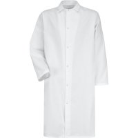 Gripper-Front Butcher Frock