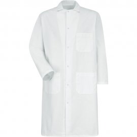 Gripper-Front Butcher Frock