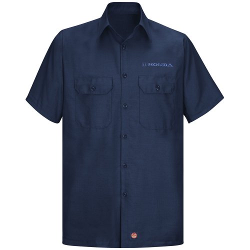 Honda® Men's Short Sleeve Solid Ripstop Shirt