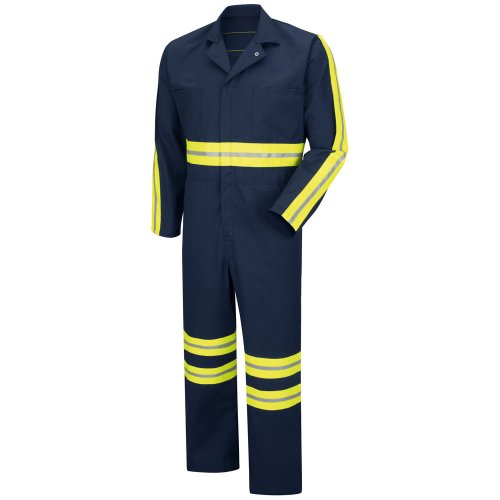 Enhanced Visibility Twill Action-Back Coverall