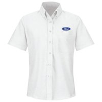 Ford® Women's Short Sleeve Executive Oxford Dress Shirt